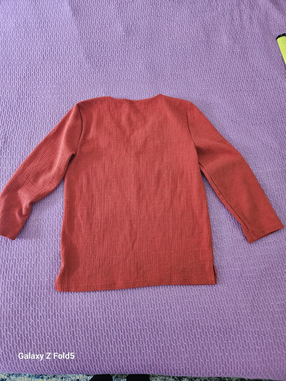 J. Crew Ribbed V-Neck Sweater in Rust - Picture 10 of 10
